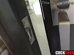 cuckold husband watches cheating wife get licked