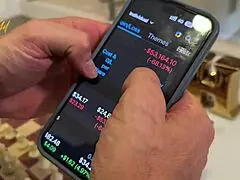 Sexy secretary fucked by boss after trading loss