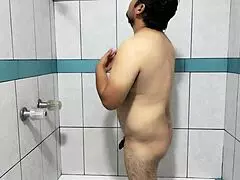 Candyboom receives her boyfriend in the shower, eager for a wet night filled multiple times bareback