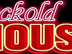 This insatiable wife loves group sex and her cuckold husband enjoys watching