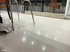 Artemisia Love strips in sexy high heels!