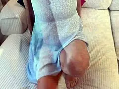 i got horny again from my sex with girlfriend and fucked my stepmom - russian amateur with talk and english subtitles