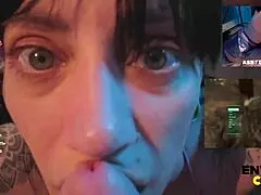 Can You Handle This Gamer Girl Drooling Over Cock In Kitty Bikini?