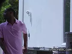 Big black cocking bored curvy redhead housewife