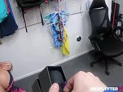 victoria lobov tries to hide the incriminating evidence from the scene