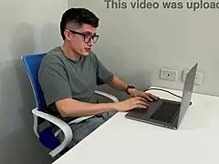 Horny stepmom catches stepdaughter and stepbrother fucking and joins the steamy family threesome