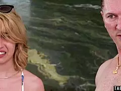 Teen Suggests A Ride On A Big Cock To Milf Stepmom Robbin Banx To Calm Down