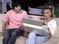 stepmom pristine edge stays up fingering riding stepson monster cock doggystyle cowgirl