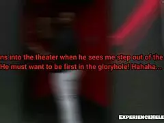 Gloryhole date night cuckold helena price slurps big black cocks sloppy deepthroat