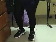 venezuelan housewife gets fucked in homemade lingerie roleplay by boss in bedroom