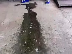 chubby mature brunette milf pisses wet shaved pussy in jeans public garden outdoor amateur fetish