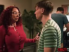 imagine bending that big tits milf teacher for rough anal dp taboo