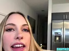 fucking my step brother's hot blonde girlfriend khloe kapri in fantasypov