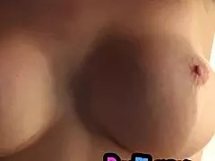 hey watch this beautiful big tits blonde milf posing naked in lingerie