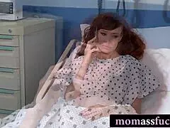 stepbro sneaks into hospital room for redhead taboo anal ride on natural tits mature bent over sideways pov cheating