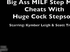 How Does Big Ass Milf Stepmom Take That Huge Cock Creampie Deep?!