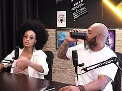 tifany rocha's sensual cast peaks in part 6 with outdoor interracial toy play and cuckold tease on sheer red