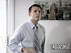 pervert customer bends estate agent over for rough doggystyle pussy pounding to close the house deal