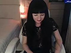 Jessy strips from sexy lingerie teasing nipples clit and pussy vibes