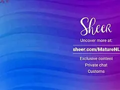 Horny mature lesbian cougars bent over doggystyle by fitness instructor pov natural big tits