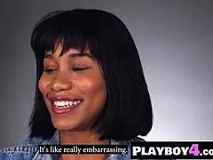 Ready to watch big ass black milf masturbate after her Playboy interview?