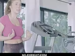 that mile high shark cougar alexis fawx buys her trainer lena paul's wet pussy at the gym