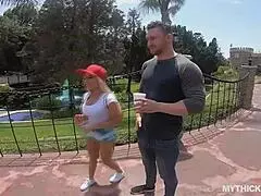 Thick PAWG Milf's Big Ass Drilled Hard by Random Guys' Monster White Cocks!