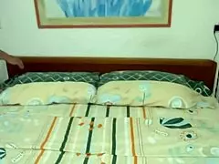 filming my hot latina stepmom stuff huge dildo deep in her hairy milf pussy 🔥😍