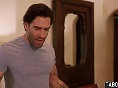 arabelle raphael the exotic massive titted milf housewife gets lured into her taboo deepthroat cock pounding