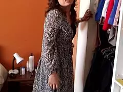 everyday latina wife flashes big ass beaver in lingerie then fingers curvy pussy on homemade cam