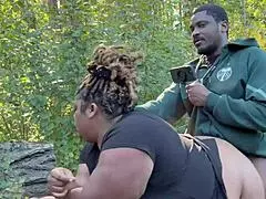 Hey we got caught fucking hard outdoors by dog walker had to move before cops showed 😏 part 2