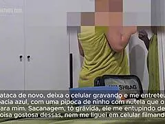 PREGNANT WIFE SUCKS AND FUCKS HUGE COCK AT SWINGER HOUSE!