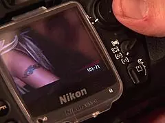 A photo shoot turns into big cock pounding for this busty Italian milf doggystyle