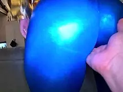 Shiny Cameltoe Teased Hard Spanking Deep Blowjobs Rough Doggy Double Cumshot