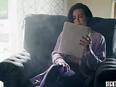 kira noir straps on to fuck casey calvert's big ass in horny lesbian play