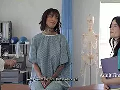 i never thought my doctor's office would turn into this wild anal gangbang