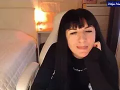 helga muah's sweet bad behavior turns into sexy striptease and pussy vibing 04-10-2021