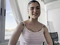 voluptuous tattooed nadja hot chats then gulps torbe's cum down her throat 😋🔥