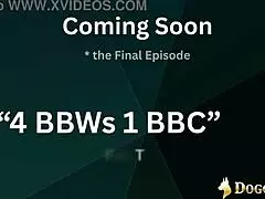 four bbws share one monster bbc in group homemade fuck part 2