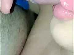 Latina Girlfriend's Big Ass Pounded Sideways Creampie No Condom Bareback Fuck