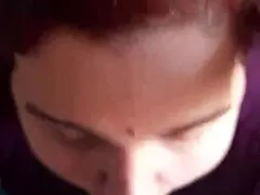 curvy bbw lover slurps monster cock til juicy facial cumshot!