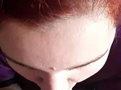 curvy bbw lover slurps monster cock til juicy facial cumshot!