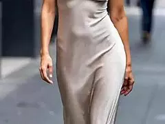 busty milfs' massive natural tits bounce braless in tight dresses outdoors 😍🍈🍈 - compilation 1