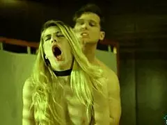 boyfriend spies on girlfriend massaging hot milf's curves casually