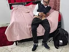 Stepmom caught me jerking off 😈 had to shove cock in her pussy!!