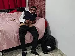 Stepmom caught me jerking off 😈 had to shove cock in her pussy!!