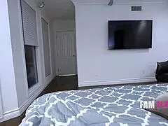 blonde stepmom luvs young guys n confesses on sofa 😍 taylor wild rides hard