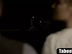 these sleazy parents just can't resist pounding their teen stepdaughter's bff in a wild old young threesome