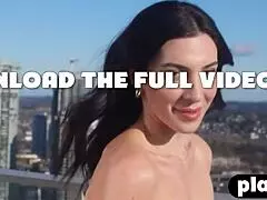 hey check out this amazing all natural milf xris kovtos posing naked during her playboy interview outdoors