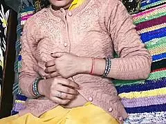 desi stepdaughter craves creampie in hard winter pussy fuck